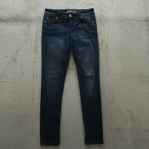INC International Concepts Jeans Women's Size 4 Blue Low-Rise Skinny 32" Inseam